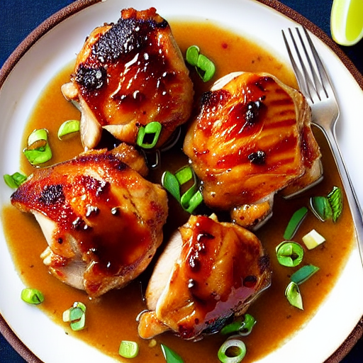 Honey Garlic Chicken Thighs