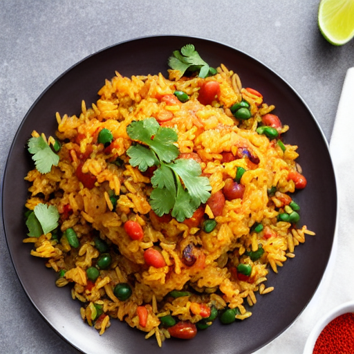 Arroz con Cacahuate