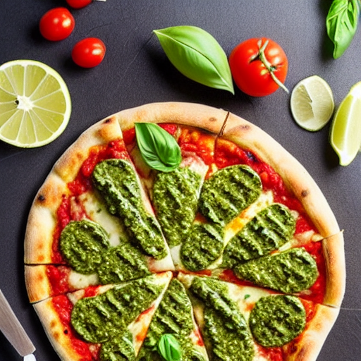 Pizza de Pesto