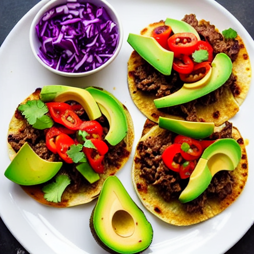 Keto Beef Tostadas