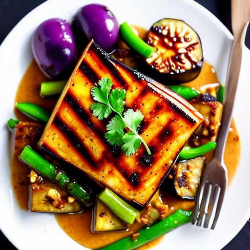 Eggplant and Tofu