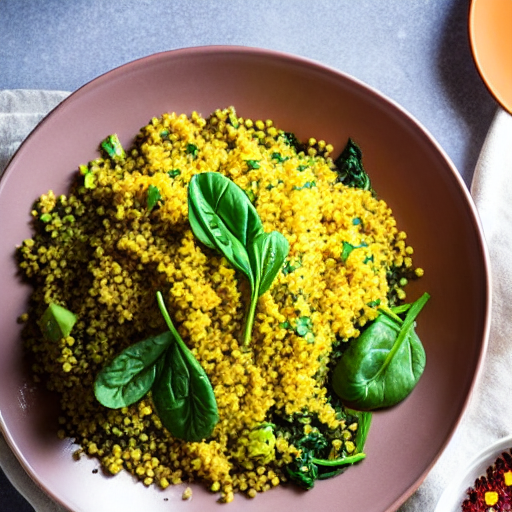 Couscous aux Épinards