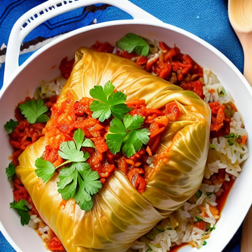 Cabbage Roll Rice