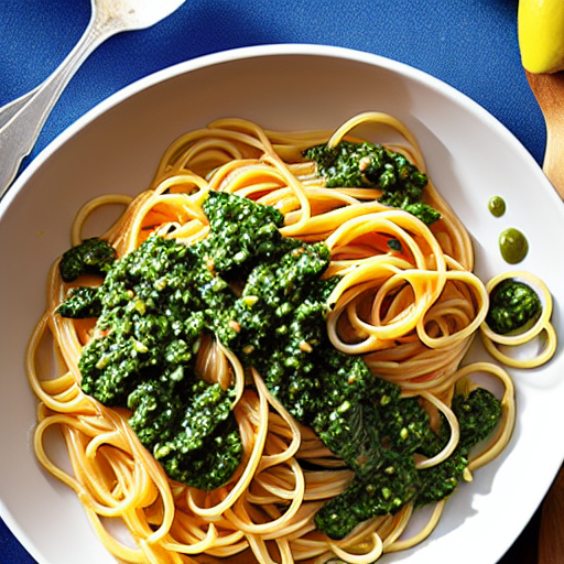 Pasta with Chimichurri Sauce
