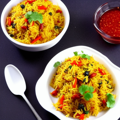 Pulao with Paneer