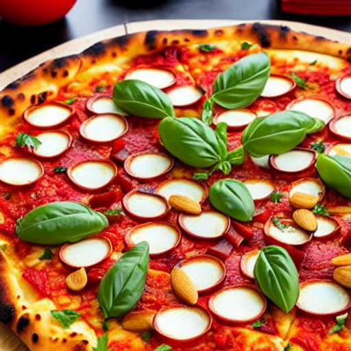 Pizza aux Amandes