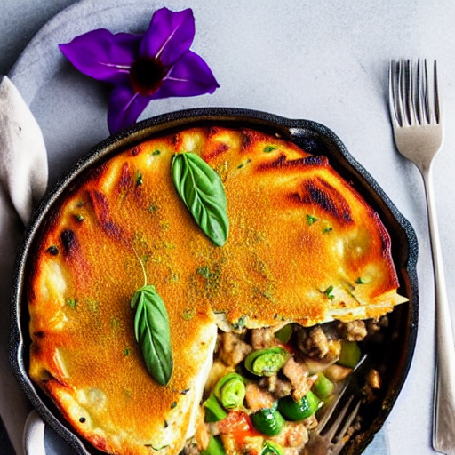 Vegan Seafood Moussaka