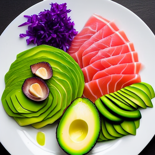 Sashimi with Avocado