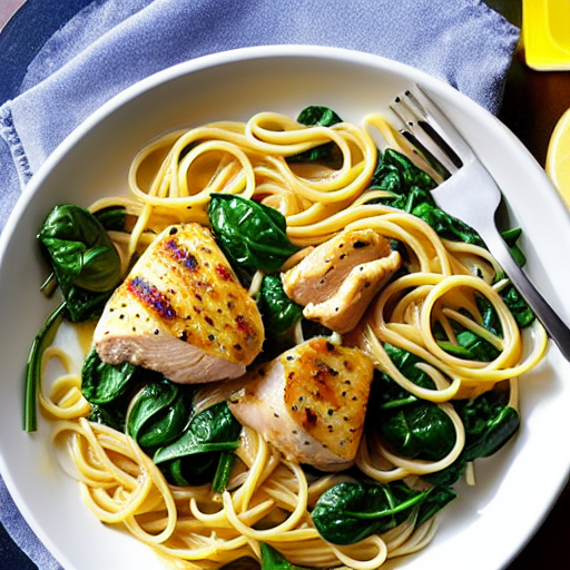 Chicken and Spinach Pasta