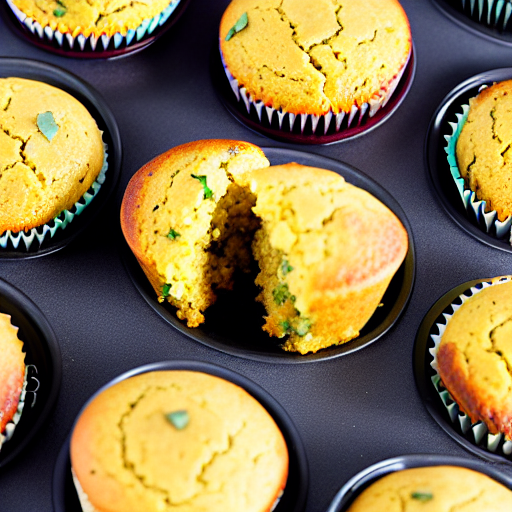 Vegan Cornbread Muffins