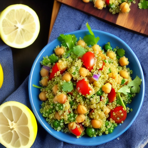 Zesty Quinoa and Chickpea Salad