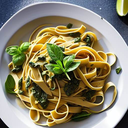 Choctaw Wild Herb Fettuccine