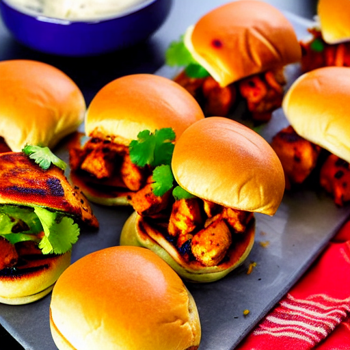 Tandoori Chicken Sliders