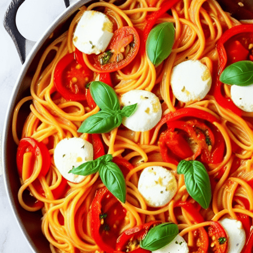 Pasta con i Pomodori e Mozzarella