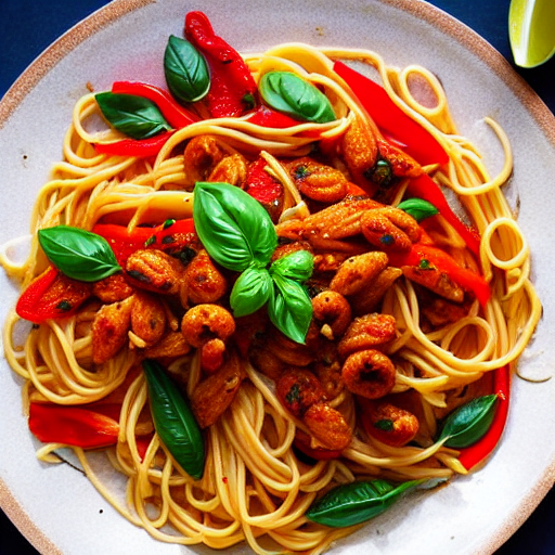 Pasta aux Poivrons
