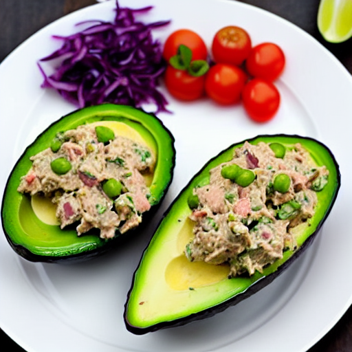 Tuna Salad Stuffed Avocado