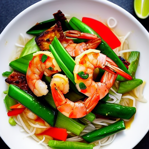 Tôm Xào Sả Ớt