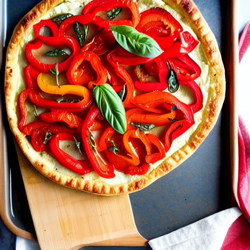 Roasted Pepper Tart