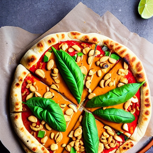 Thai Peanut Pizza