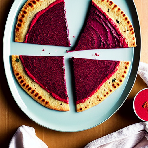 Moroccan Beetroot Flatbread