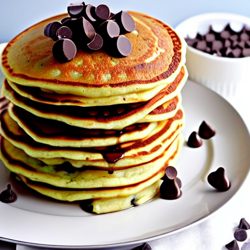 Chocolate Chip Cookie Dough Pancakes