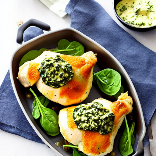 Spinach and Ricotta Stuffed Chicken