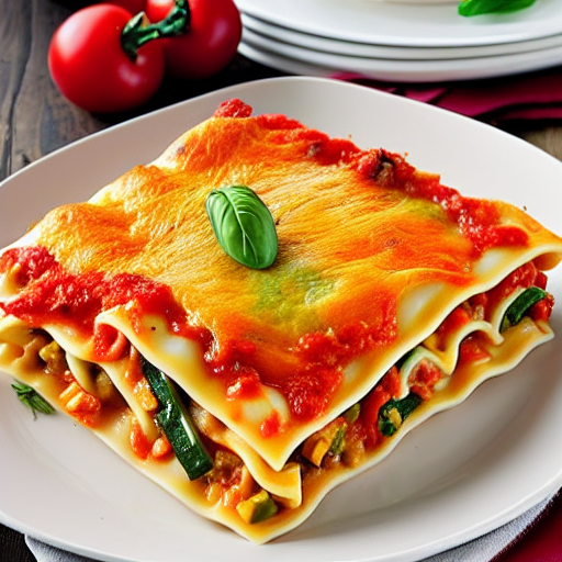 Vegetable and Cheese Lasagna