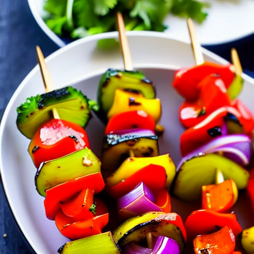 Spicy Vegetable Skewers
