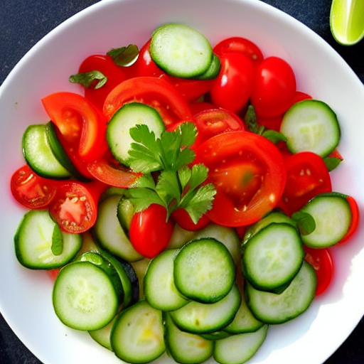 Cucumber Tomato Salad