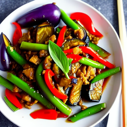 Spicy Eggplant Stir-Fry
