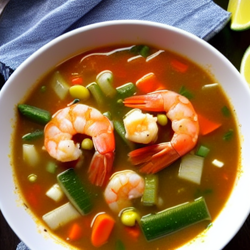 Shrimp and Vegetable Soup
