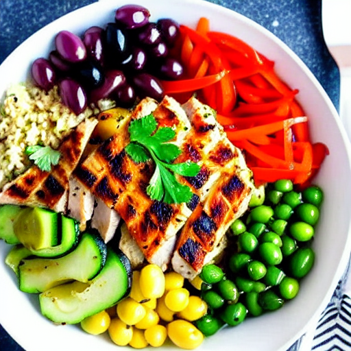 Keto Mediterranean Rice Bowl