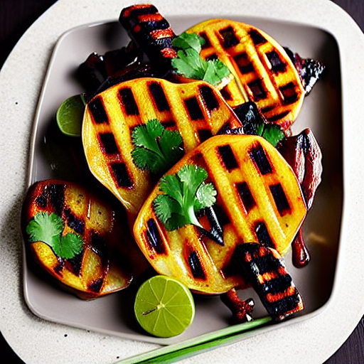 Grilled Lotus Root