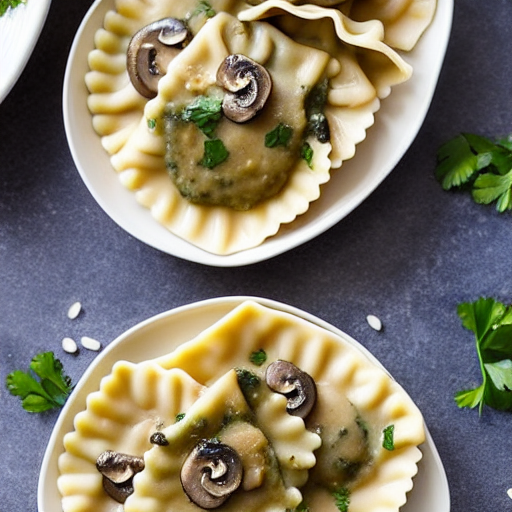 Mushroom Ravioli