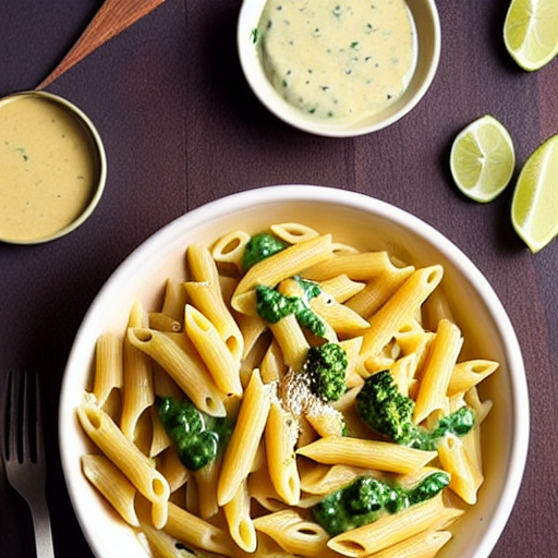 Penne ao Molho de Queijo