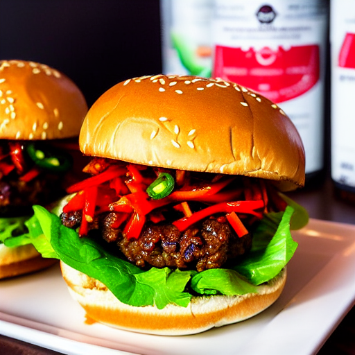 Spicy Gochujang Burger