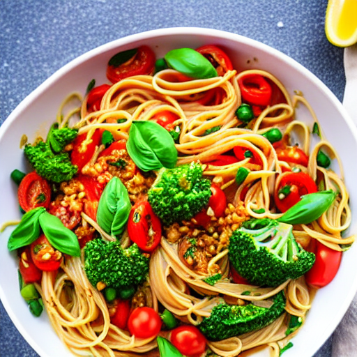 Vegan Mediterranean Pasta