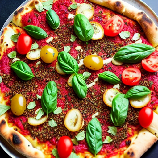 Zaatar Pizza