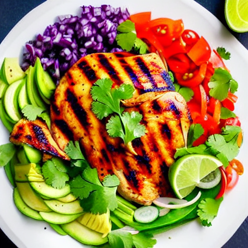 Ensalada de Pollo Asado