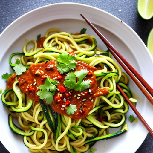 Noodles with Spicy Garlic Sauce
