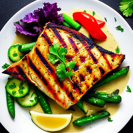 Vegan Grilled Fish