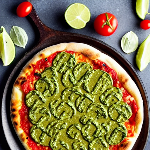 Pizza au Pesto