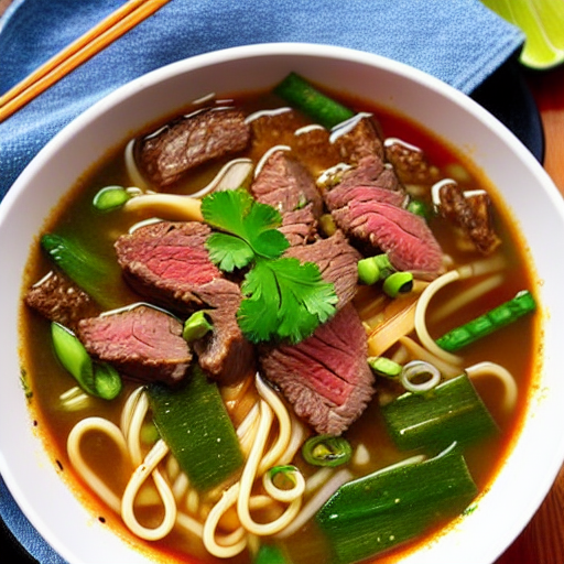 Keto Thai Beef Noodle Soup