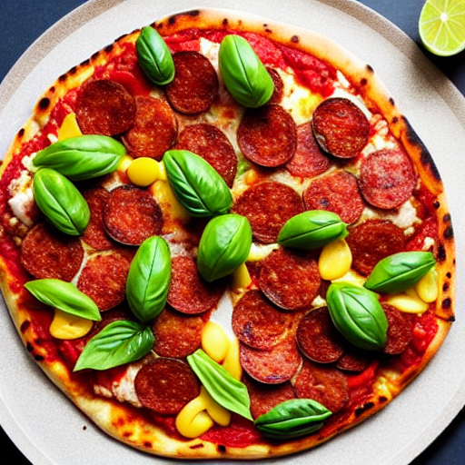 Pizza de Linguiça Artesanal