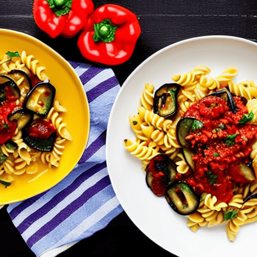 Pasta con le Melanzane e Peperoncino