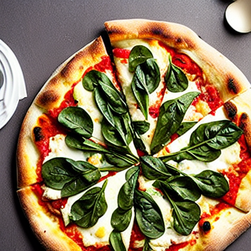 Pizza aux Épinards