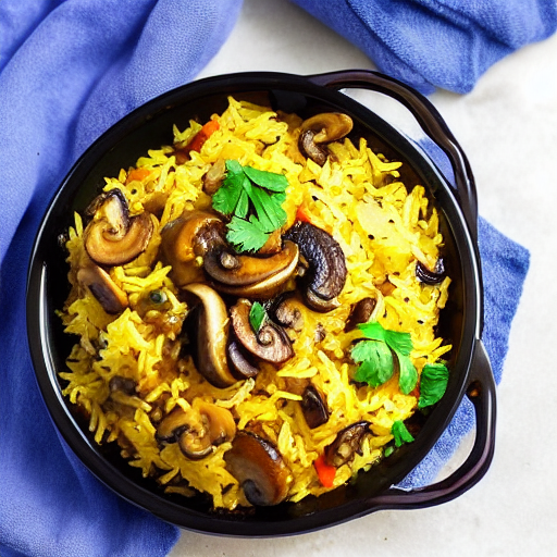 Mushroom Biryani