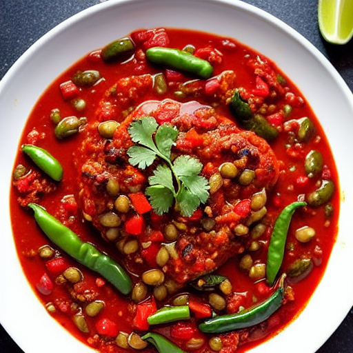 Vegetarian Chiles en Salsa