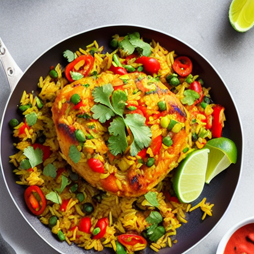 Arroz con Pollo Vegetariano