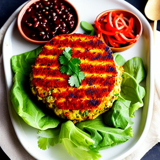 Spicy Cauliflower Burger